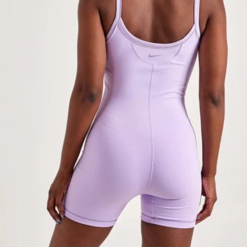 Nike Women's Lavender Athletic Bike Shorts Romper - Picture 13 of 13